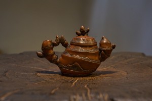 Чайник #2196, 190 мл., исинская глина, Чайники из исинской глины