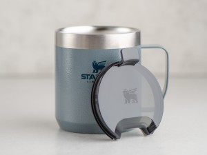 Термокружка STANLEY Classic Neverleak с ручкой 350мл (голубая), Термосы