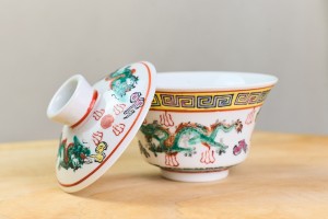 Гайвань #800, 200 мл., старая цзиндэчжэньская керамика, Посуда