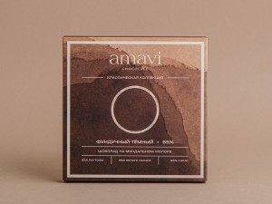 Шоколад Amavi «На миндальном молоке ФУНДУЧНЫЙ ТЁМНЫЙ» 50 г. купить в Минске, Шоколад без сахара