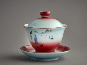 Гайвань #388, 190мл, керамика, ручная роспись., Гайвани