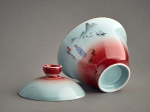 Гайвань #388, 190мл, керамика, ручная роспись., Гайвани
