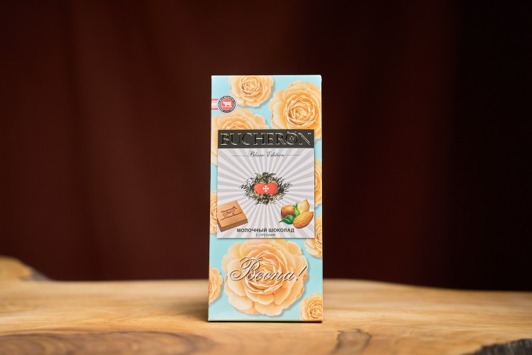 Шоколад"BUCHERON", молочный с орехами, 85 г. купить в Минске, Мед, шоколад, батончики