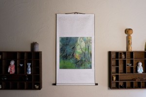 Свиток для чайной церемонии Лотос в тумане купить в Минске, Свитки с живописью