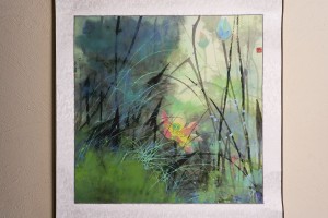 Свиток для чайной церемонии Лотос в тумане купить в Минске, Свитки с живописью