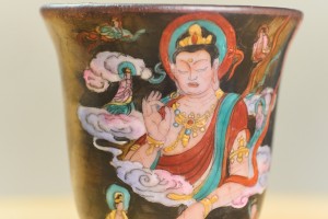 Пиала #2315, 120 мл., черепок сабони (огнеупорная глина), дровяной обжиг, Популярное