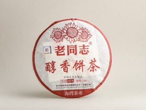 Шу пуэр "Старый Товарищ" (Хао Сян Лао Тун Чжи), Хайвань, 2018 г., 357 г. купить в Минске, Пуэр