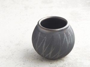 Гальета (калабас, калебас) #364, 180 мл., чернодымленная керамика купить в Минске, Мате