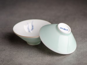 Пиала #1580 "Рыбки", 55 мл., фарфор, Пиалы