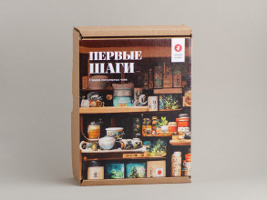 Набор чая &quot;Первые Шаги&quot; (5 крутых пробников + стакан с ситом) купить в Минске, Подарочные наборы чая
