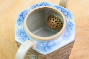 Чайник #2157, 160 мл., цзиндэчжэньская керамика, ручная роспись, Чайники