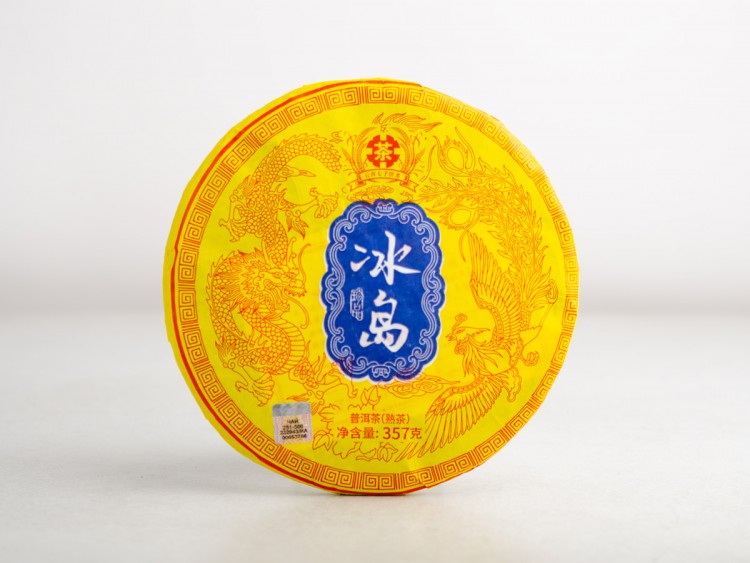 Шу Пуэр "Дракон и Феникс" (Биндао Шу Бин), 2013г., 357 г. купить в Минске, Шу пуэр (черный)