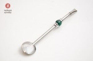 Бомбижья (бомбилья) для мате #21, 19 см., INOX, Бомбижьи (бомбильи)