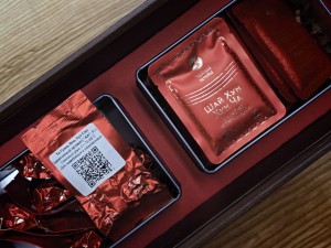 Подарочный набор с чаем "Счастья и процветания!", 10 шт. ТГ и 10 шт. Шай Хуна.  купить в Минске, Упаковка