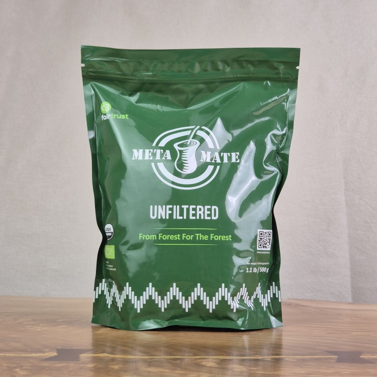 Йерба Мате "Meta Mate", Unfiltered Organic, Бразилия, 500 г купить в Минске, 