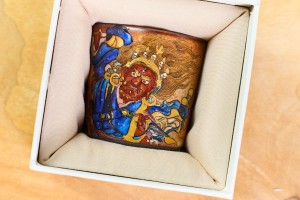 Пиала #2324, "Махакала. Лезвие ясности", 75 мл., черепок сабони (огнеупорная глина), дровяной обжиг, Популярное