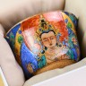 Гайвань #769, "Колесо Дхармы", 150 мл., черепок сабони (огнеупорная глина), дровяной обжиг купить в Минске, Гайвани