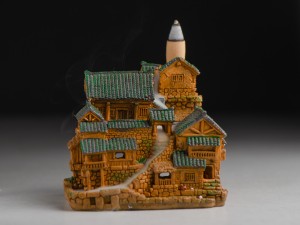 Подставка под стелющиеся благовония #317 , + 10 конусных (стелющихся) благовоний, пластик, 11 см. купить в Минске, Курильницы, подставки для благовоний