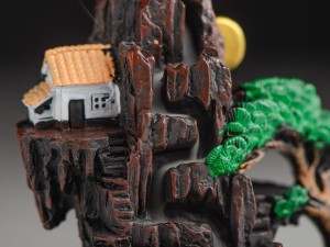 Подставка под стелющиеся благовония #320, + 10 конусных (стелющихся) благовоний, пластик, 10 см. купить в Минске, Благовония (Сян Дао)