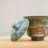 Гайвань #820, "Туман над старой переправой", 140 мл., керамика, ручная роспись купить в Минске, Гайвани