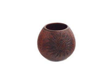 Гальета (калабас, калебас) #384, 160 мл., глина, Мате