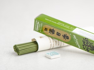 Японское благовоние Morning Star Green tea (Зеленый чай), 50 штук, подставка купить в Минске, Японские