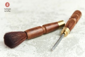 Чайная кисть с шилом #6 купить в Минске, Инструменты