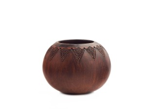 Гальета (калабас, калебас) #385, 160 мл., глина, Мате