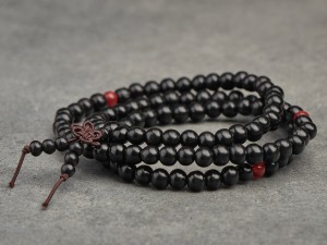Четки #98, дерево , 108 бусин, Браслеты и четки