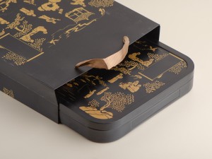 Подарочная коробка для блина + пакет # 105, металл, 24х24х4 см. купить в Минске, Упаковка